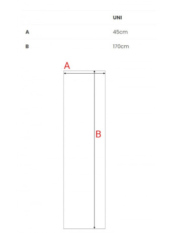 M896 Ribbed scarf - ecru