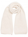 M896 Ribbed scarf - ecru