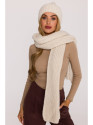 M896 Ribbed scarf - ecru