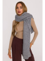 M896 Ribbed scarf - grey