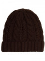 M897 Cable knit beanie - brown