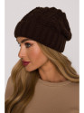 M897 Cable knit beanie - brown