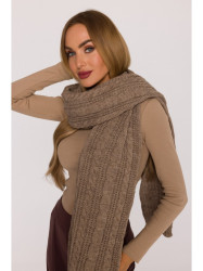 M898 Cable knit scarf - beige