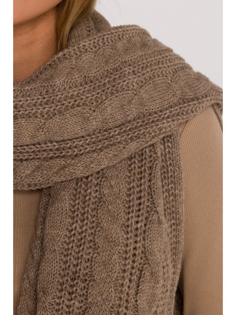 M898 Cable knit scarf - beige