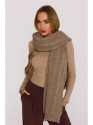 M898 Cable knit scarf - beige