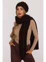 M898 Cable knit scarf - brown