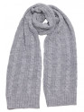 M898 Cable knit scarf - grey