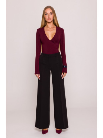 M875 Wide leg trousers - black