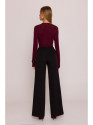 M875 Wide leg trousers - black