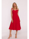 S424 Fit & flare dress - red