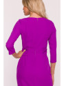 S425 Dress with ruffle detail - lavender