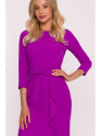 S425 Dress with ruffle detail - lavender