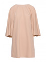 S426 Mini dress with batwing sleeves - beige