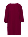 S426 Mini dress with batwing sleeves - maroon
