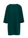 S426 Mini dress with batwing sleeves - green