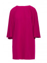 S426 Mini dress with batwing sleeves - plum