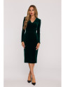 M889 Velvet bodycon dress - green