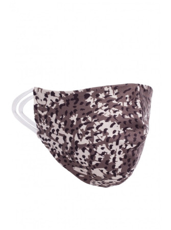 MK-2 Apsauginė kaukė su raštu - pilka