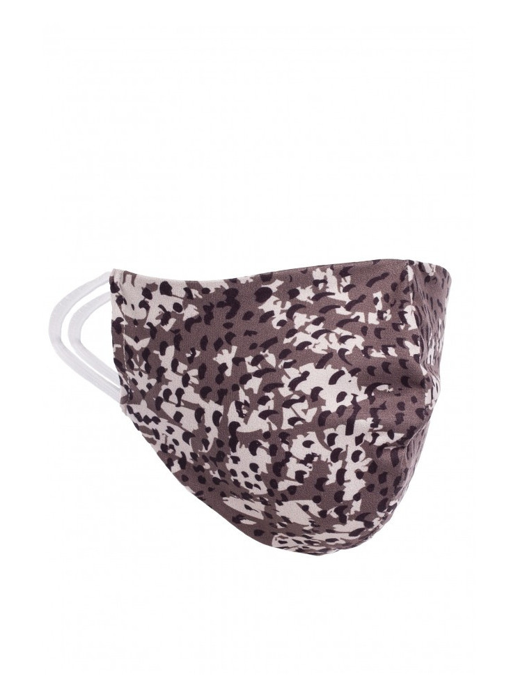 MK-2 Apsauginė kaukė su raštu - pilka