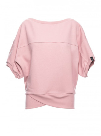 B048 Didelė palaidinė su užsegamu priekiu - pudros