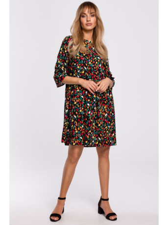 M521 Frilled sleeve dress - model 6
