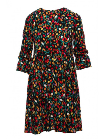 M521 Frilled sleeve dress - model 6