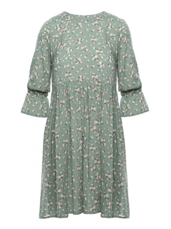 M521 Suknelė su raukiniais rankovėmis - 7 modelis - spalva