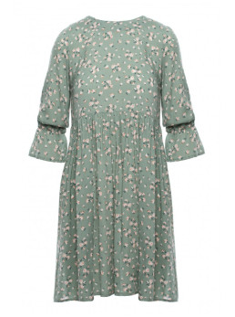 M521 Suknelė su raukiniais rankovėmis - modelis 7 - spalva