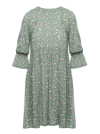 M521 Frilled sleeve dress - model 7