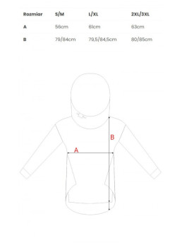 B176 Tekstūruotas megztinis apvalintu kraštu - juoda