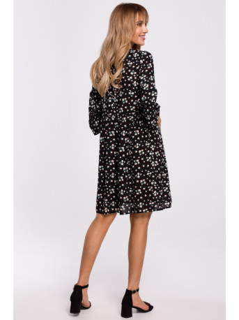 M521 Frilled sleeve dress - model 8