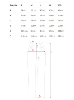 M530 Aukšto liemens kelnės su dekoratyvinėmis spaudėmis - juoda