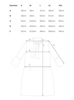 S237 Šifono suknelė su asimetrišku raštu - spalva