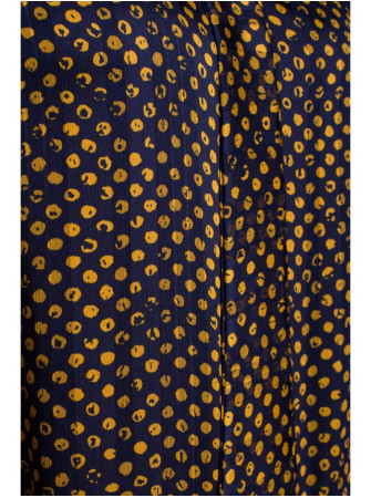 S237 Šifoninė suknelė su asimetrišku raštu – modelis 3 - spalva