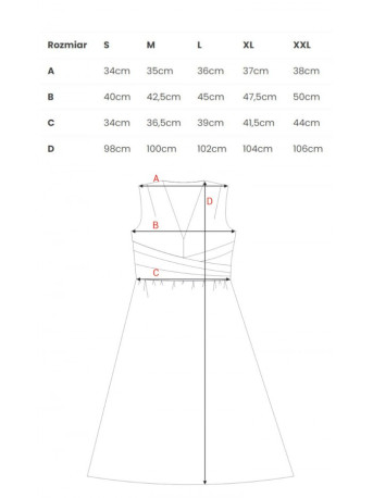 S225 Plunge-neck chiffon dress - model 2