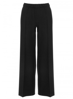 M570 Klostuotos kelnės - juoda