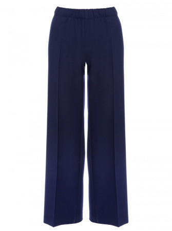 M570 Klostuotos kelnės - tamsiai mėlyna