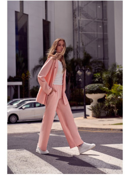 M570 Klostuotos kelnės - pudros