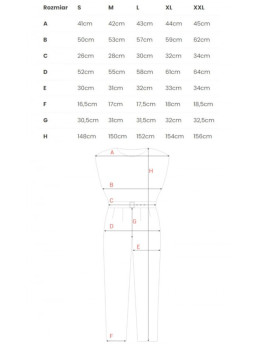 S259 Besiūlis kombinezonas su paaukštintais pečiais - žalia