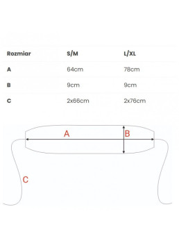 M636 Dirbtinės odos diržas-raištis - juoda