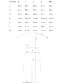 S285 Plataus silueto kombinezonas su V formos iškirpte - juoda