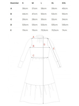 S291 Ilga suknelė su actekų raštu (2 modelis) - spalva