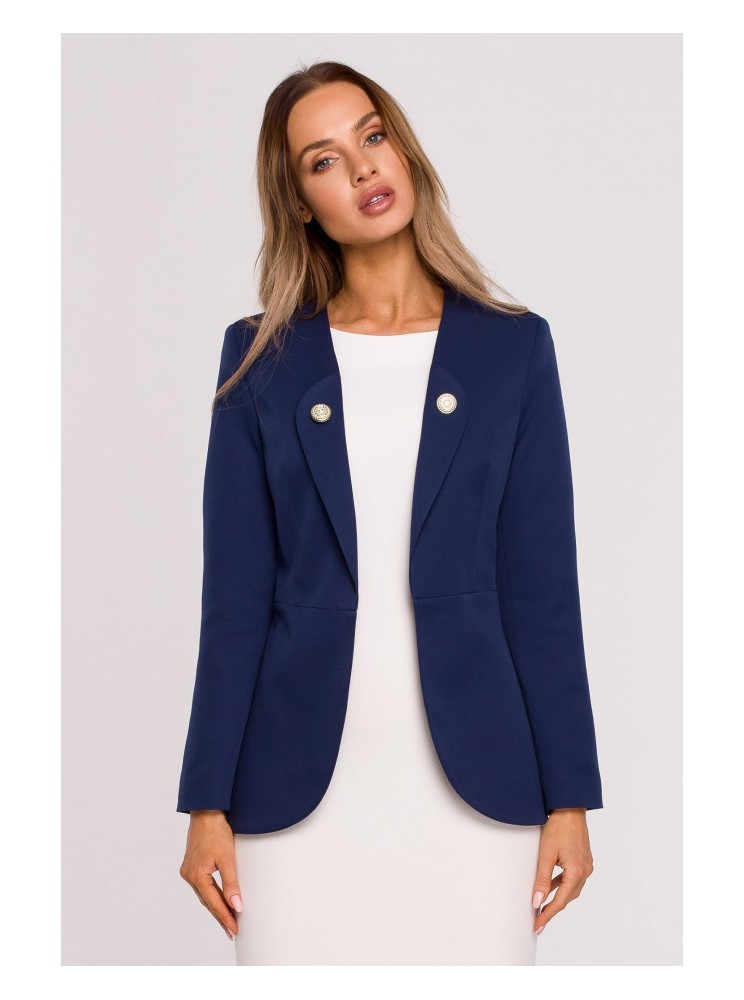 M665 Švarkas-frakas - tamsiai mėlyna