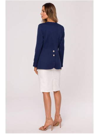 M665 Švarkas-frakas - tamsiai mėlyna