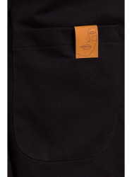 B180 Hooded blazer in cotton knit - black