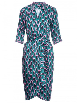 M668 Raštuota suknelė-siaučiamas modelis "M1" - spalva