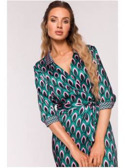 M668 Raštuota suknelė-siaučiamas modelis "M1" - spalva