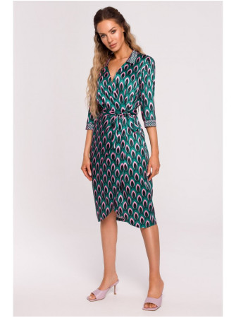 M668 Raštuota suknelė-siaučiamas modelis "M1" - spalva