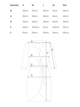 M668 Raštuota suknelė-siaučiamas modelis 3 - spalva