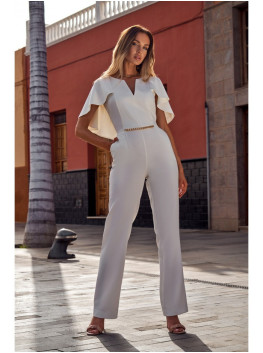 M670 Švarkelio imitacijos kombinezonas - nebalinta